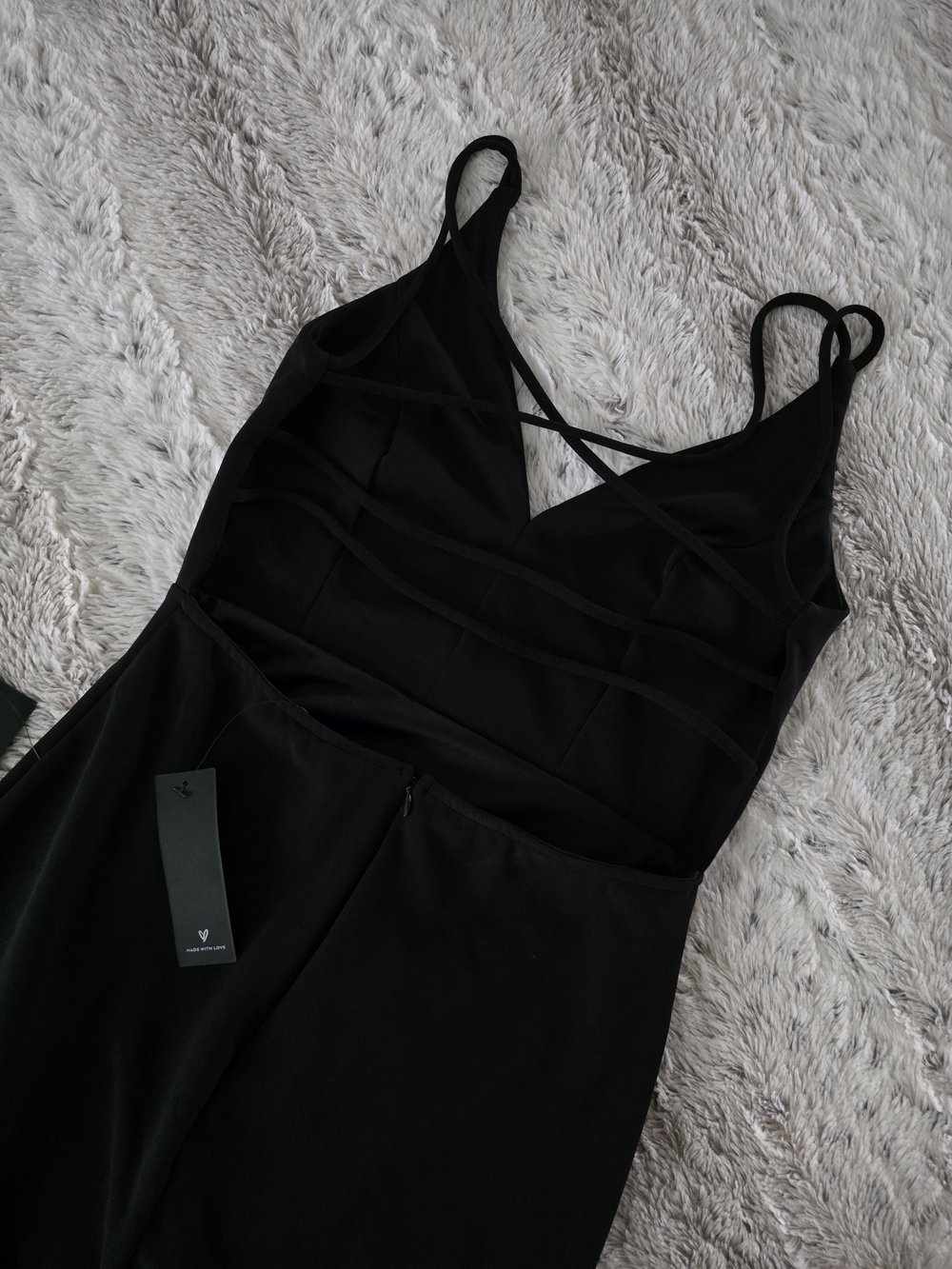 NWT Lulu's All This Allure Black Dress MEDIUM - Picture 11 of 11